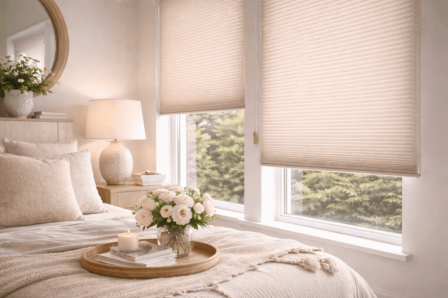 Honeycomb Shades - custom window coverings