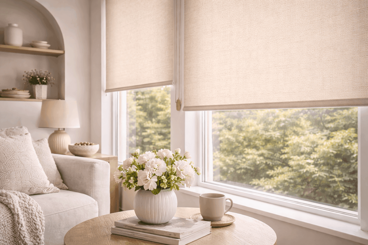 Roller Shades - custom window coverings