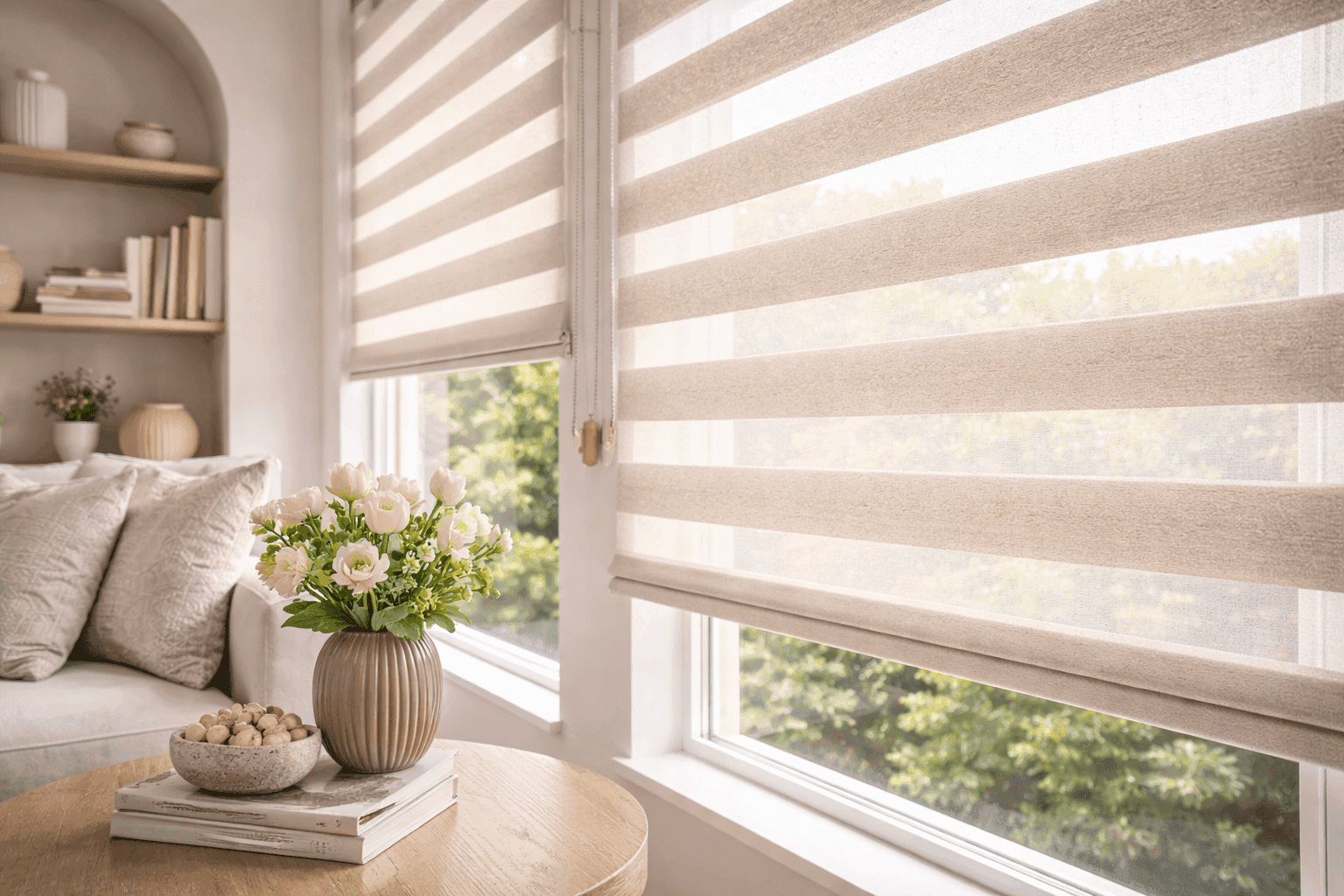 Zebra Blinds - custom window coverings